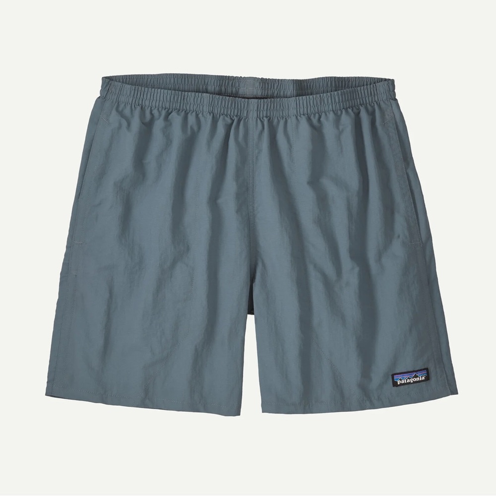Patagonia Baggies Shorts in Plume Gray size S 5 in